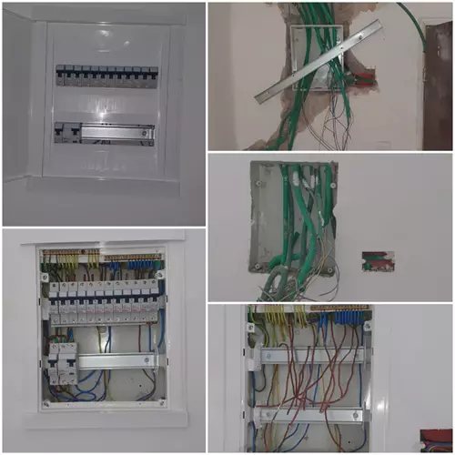 עבודת חשמל בבניין 2